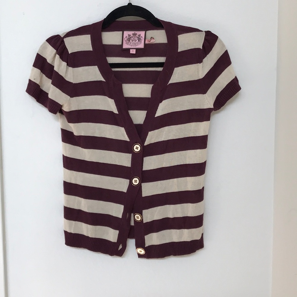 Juicy couture cropped SS cardigan